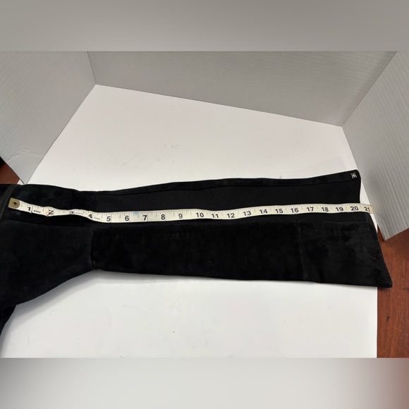 Sam Edelman Pam Size 6 Tall Fabric and Leather Boot with Stretch Detailing. - Picture 8 of 9